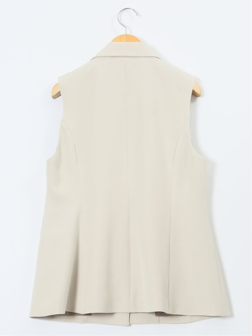 ダブルクロス ロングジレ ベージュ(セットアップ可能)