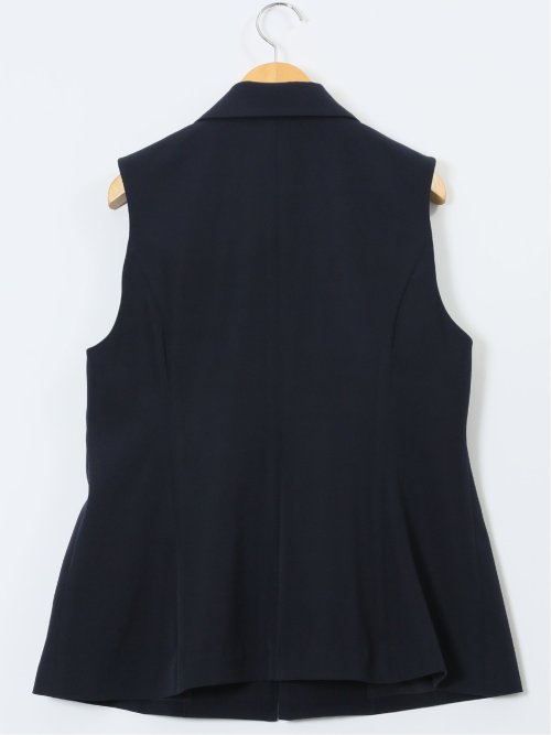 ダブルクロス ロングジレ 紺(セットアップ可能)