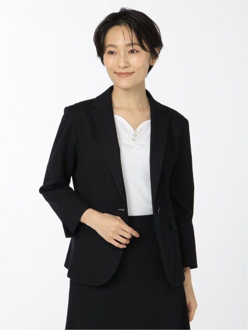【専用出品】Ameri ジャケット&ニットセット セール】テクニカルシャイニーニット セットアップジャケット