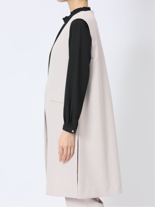 ダブルクロス ロングジレ ライトグレー(セットアップ可能)