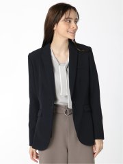 ダブルクロス 1ボタンテーラージャケット 紺