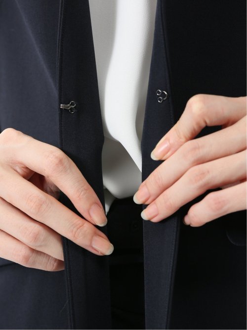 ダブルクロス ロングジレ 紺(セットアップ可能)