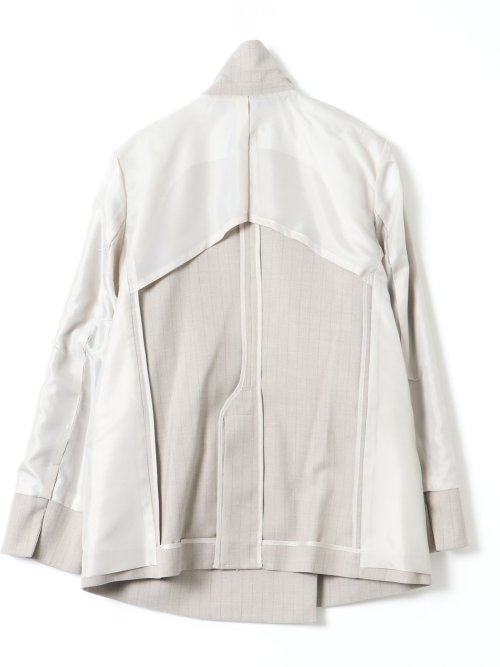 ビリーストライプ ダブルジャケット ベージュ(セットアップ可能)