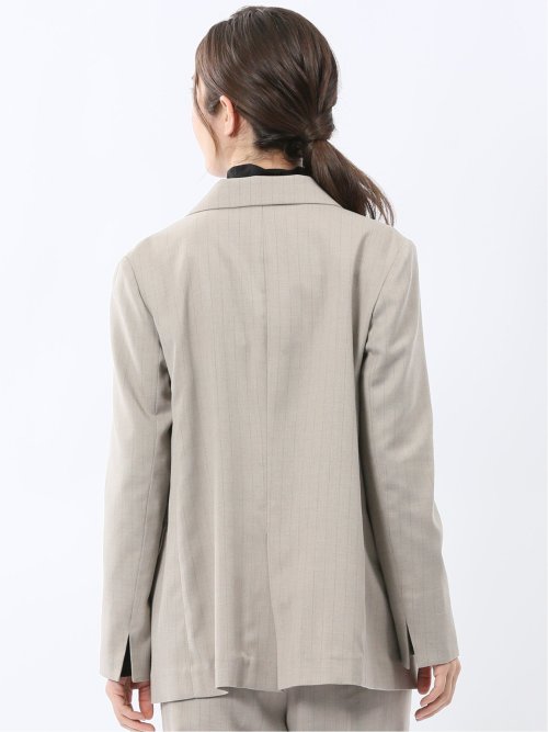 ビリーストライプ ダブルジャケット ベージュ(セットアップ可能)