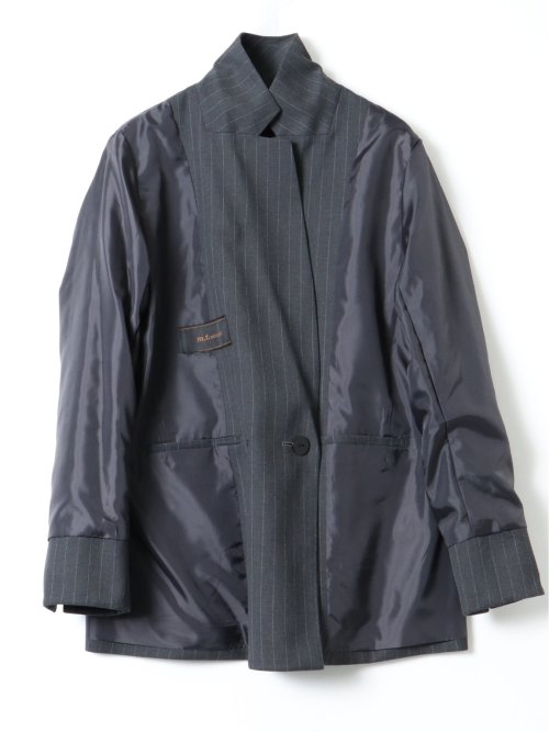 ビリーストライプ ダブルジャケット グレー(セットアップ可能)