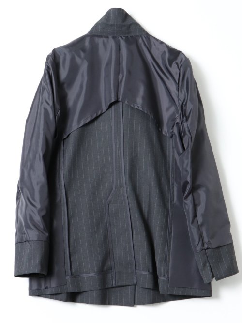 ビリーストライプ ダブルジャケット グレー(セットアップ可能)