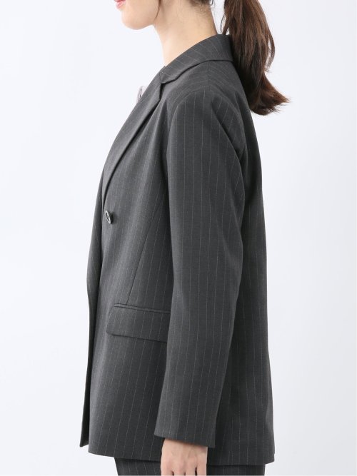 ビリーストライプ ダブルジャケット グレー(セットアップ可能)