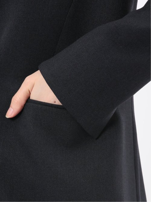 ストレッチウォッシャブル シャーク リラクシング ダブルジャケット 紺(セットアップ可能)