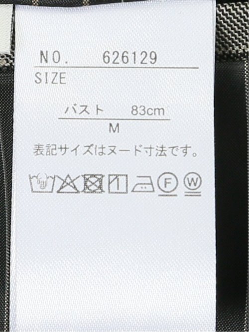 ストレッチウォッシャブル チェック柄 リラクシング ダブルジャケット