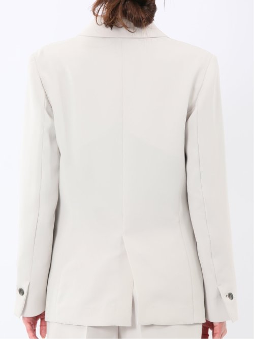 トリアセライク リラクシング 1ボタンジャケット ライトグレー(セットアップ可能)