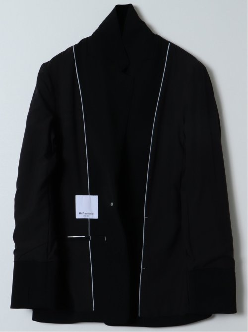 トリアセライク リラクシング 1ボタンジャケット 黒(セットアップ可能)