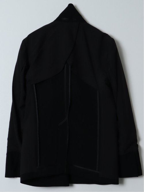 トリアセライク リラクシング 1ボタンジャケット 黒(セットアップ可能)