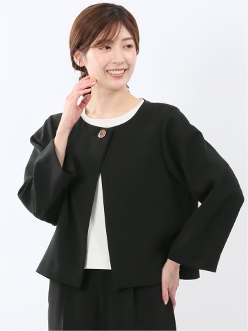 トリアセライク バージャケット 黒(セットアップ可能)