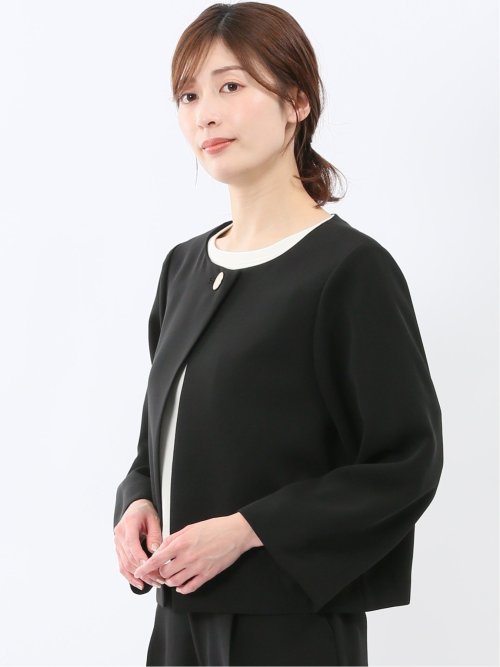 トリアセライク バージャケット 黒(セットアップ可能)