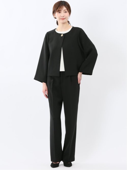 トリアセライク バージャケット 黒(セットアップ可能)