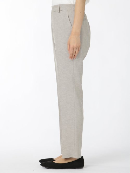 リネンライク テーパードパンツ ベージュ(セットアップ可能)