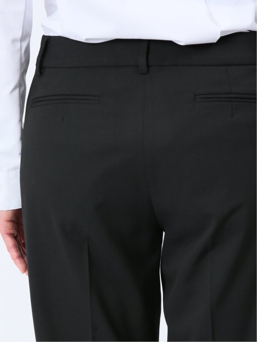 リクルート黒無地 ストレッチ ストレートパンツ(セットアップ