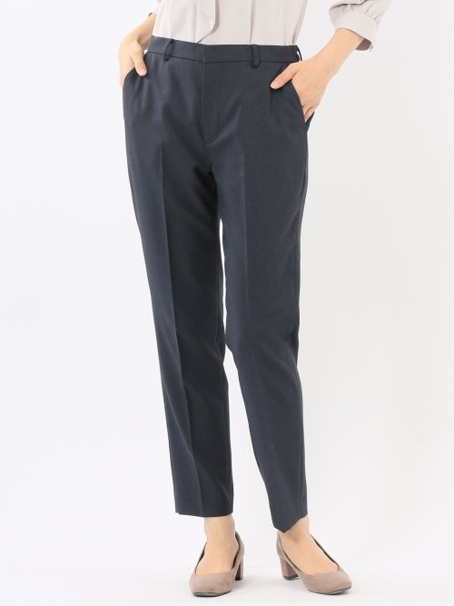 ダブルクロス テーパードパンツ 黒(セットアップ可能)(S 05黒