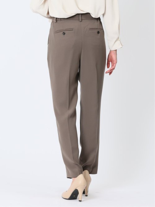 ダブルクロス テーパードパンツ 茶(セットアップ可能)