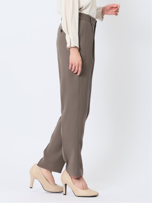 ダブルクロス テーパードパンツ 茶(セットアップ可能)