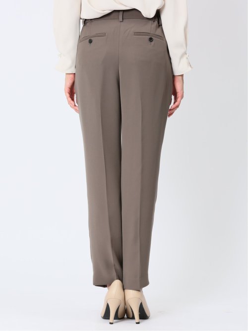 ダブルクロス テーパードパンツ 茶(セットアップ可能)