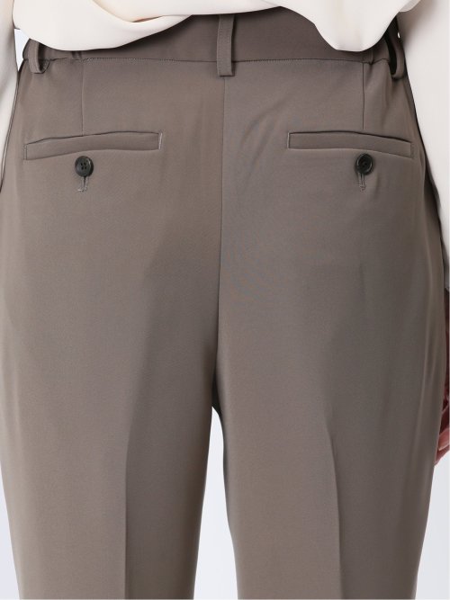 ダブルクロス テーパードパンツ 茶(セットアップ可能)