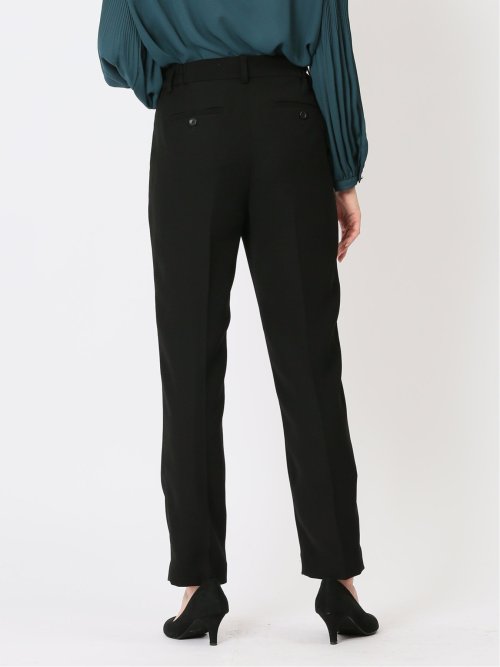 ダブルクロス テーパードパンツ 黒(セットアップ可能)