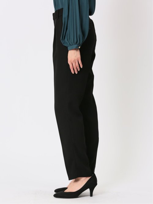 ダブルクロス テーパードパンツ 黒(セットアップ可能)