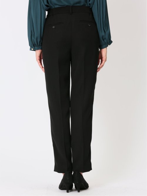 ダブルクロス テーパードパンツ 黒(セットアップ可能)