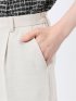 麻調合繊 テーパードパンツ(セットアップ可能)
