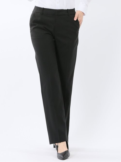 クリアエフェクト 黒無地 ストレートパンツ(セットアップ可能)