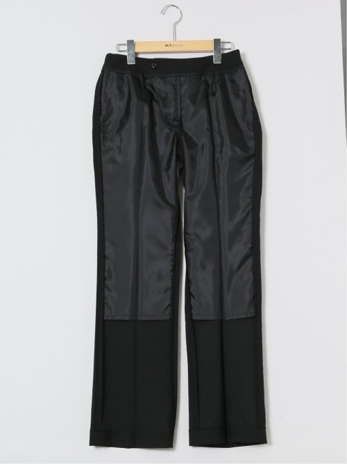 クリアエフェクト 黒無地 ストレートパンツ(セットアップ可能)