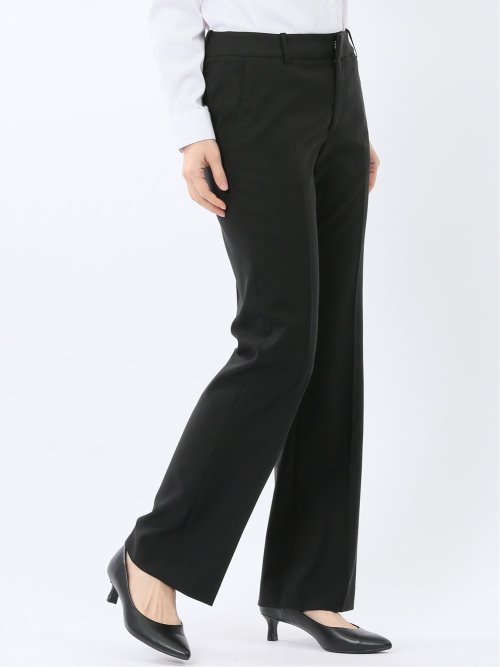 クリアエフェクト 黒無地 ストレートパンツ(セットアップ可能)