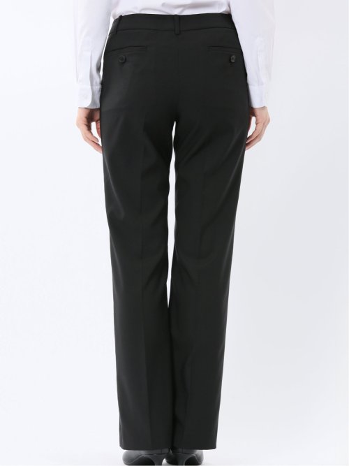 クリアエフェクト 黒無地 ストレートパンツ(セットアップ可能)