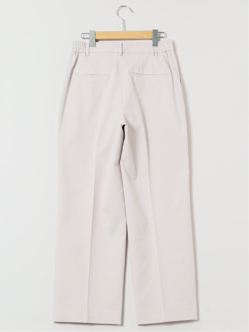 ストレッチウォッシャブル オックス ストレートパンツ グレー(セットアップ可能)