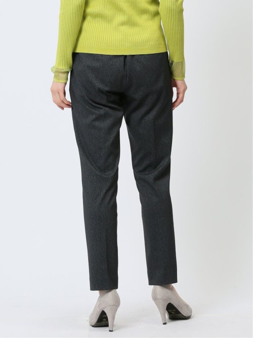 ポンチ テーパードパンツ 組織紺(セットアップ可能)