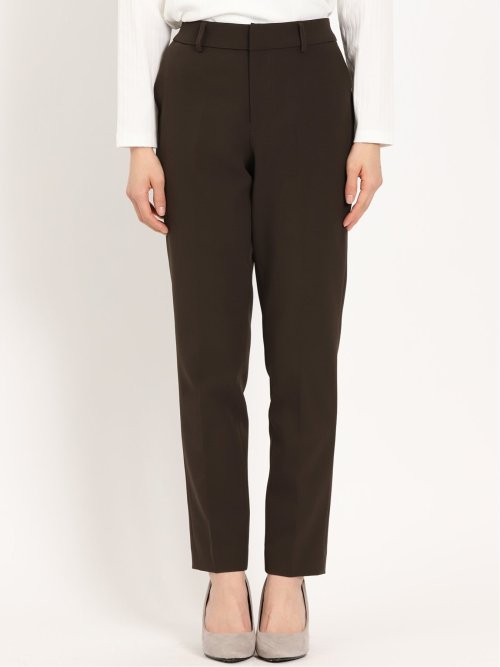 ダブルクロス テーパードパンツ 茶(セットアップ可能)