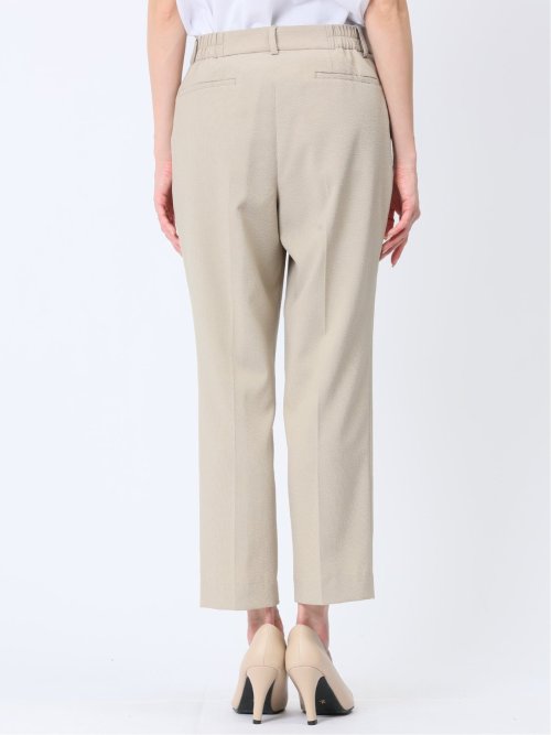 シアサッカー テーパードパンツ ベージュ(セットアップ可能)