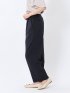 ウェザーストレッチウォッシャブル ワイドパンツ 紺(セットアップ可能)