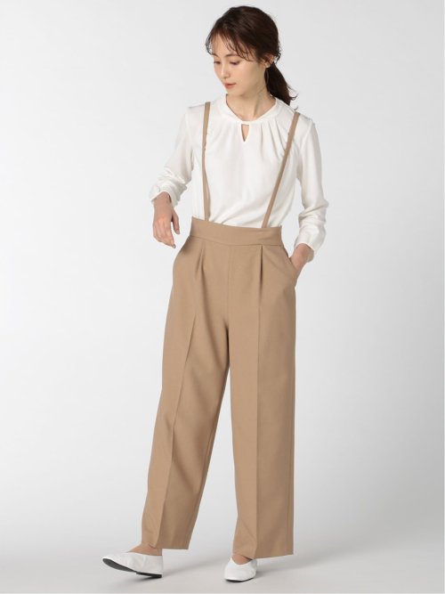 ウーリッシュ ワイドパンツ キャメル(セットアップ可能)