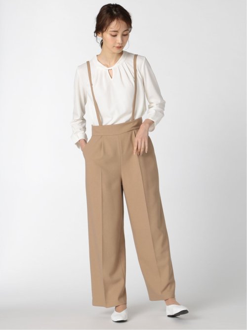 ウーリッシュ ワイドパンツ キャメル(セットアップ可能)