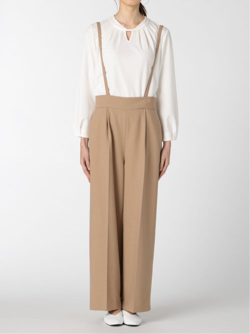 ウーリッシュ ワイドパンツ キャメル(セットアップ可能)