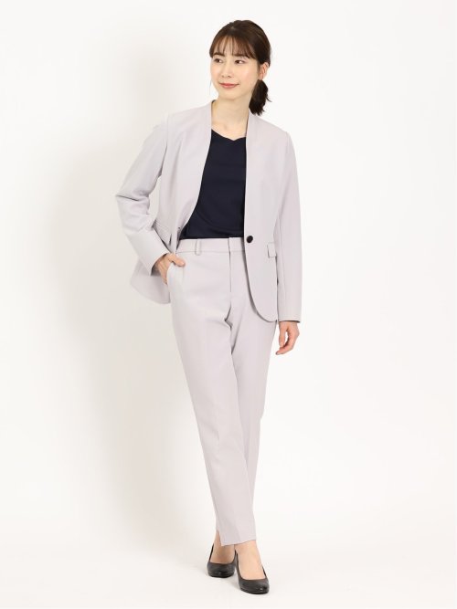 ダブルクロス テーパードパンツ ライトグレー(セットアップ可能)