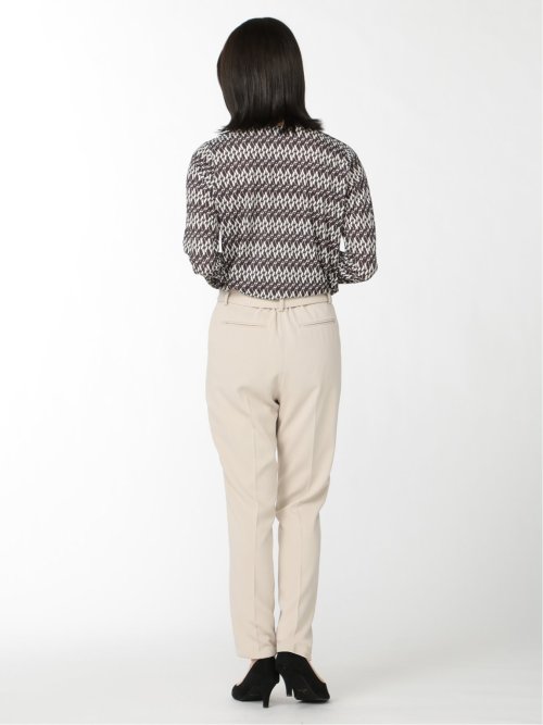 ダブルクロス テーパードパンツ ベージュ(セットアップ可能)