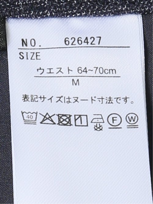 スラックス レディース ビジネス セットアップ可能 裾上げ済み ストレッチ ウォッシャブル テーパード グレンチェック 紺