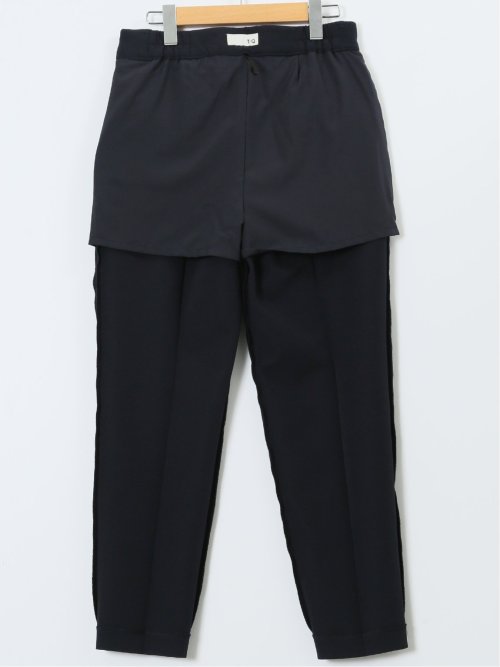 ダブルクロス テーパードパンツ 紺(セットアップ可能)(S 75紺