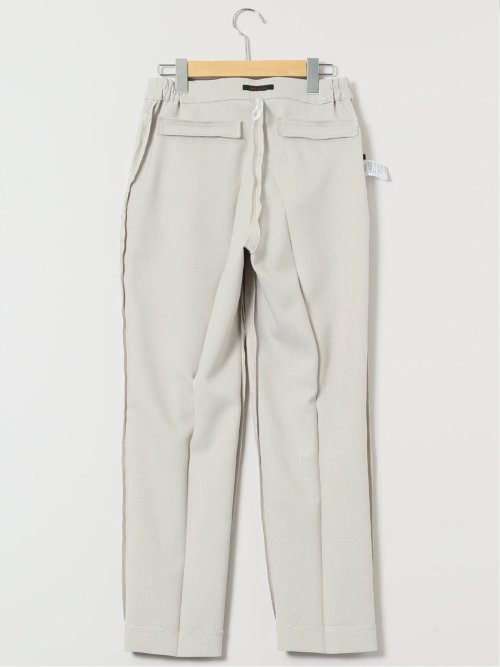 ストレッチウォッシャブル シャーク テーパードパンツ ベージュ(セットアップ可能)