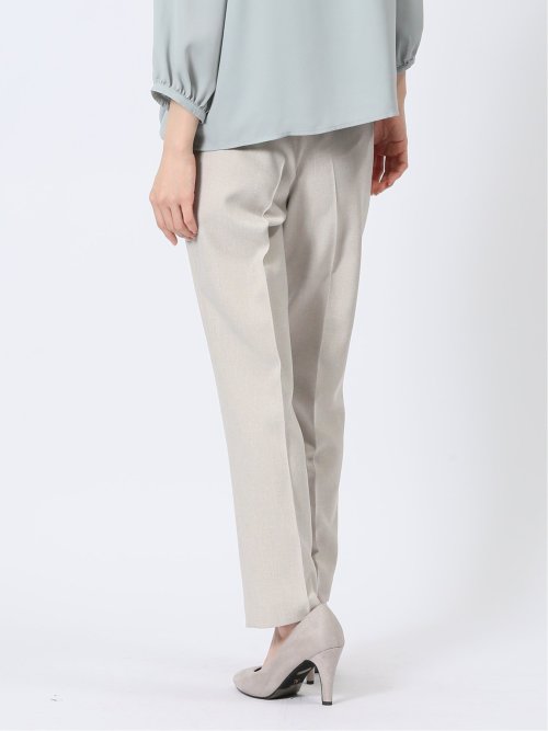 ストレッチウォッシャブル シャーク テーパードパンツ ベージュ(セットアップ可能)