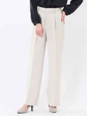 トリアセライク ワイドパンツ ライトグレー(セットアップ可能)