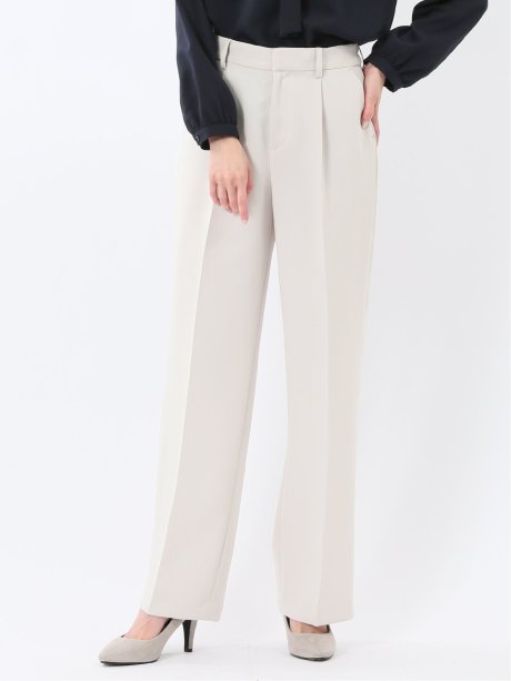 トリアセライク ワイドパンツ ライトグレー(セットアップ可能)